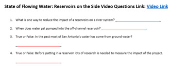 Preview of State of Flowing Water: Texas Parks and Wildlife Video Series Video Questions