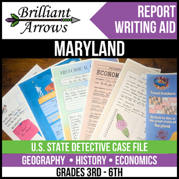 Preview of Maryland State Detective Case File: Geography, History, and Economics