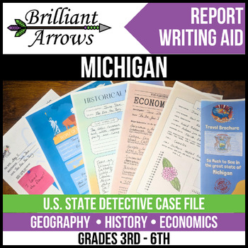 Preview of Michigan State Detective Case File: Geography, History, and Economics