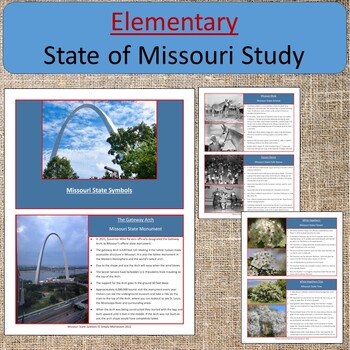 Preview of State of Missouri BUNDLE Study Elementary Work Research