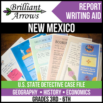 Preview of New Mexico State Detective Case File: Geography, History, and Economics