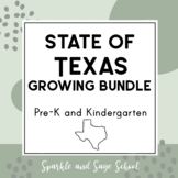 State of Texas Early Learning Printables Growing Bundle of