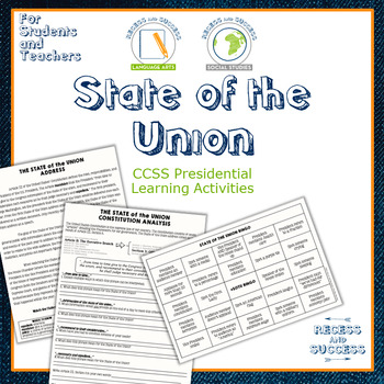Preview of State of the Union Address Learning Activities