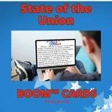 State of the Union Passage and Comprehension Boom™ Cards-digital