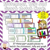 Statement, Tally and Graph Match Cards