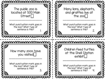 Statements & Questions Task Cards by Kayla Graves | TpT