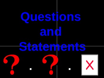 Preview of Statements and Questions Powerpoint