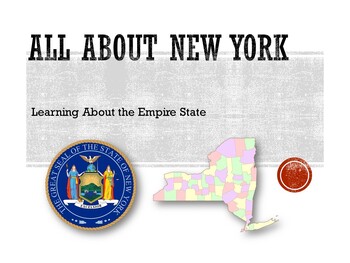 Preview of States - ALL ABOUT NEW YORK - Informational Editable PowerPoint Slideshow