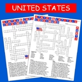 States & Capitals Crossword Part 2 of 2