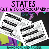 States Cut & Color Bookmarks