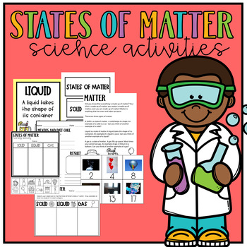 States Of Matter - Science Activities! by Sunsets and School Supplies