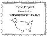 States Project and Presentation Rubric and Planning Sheet
