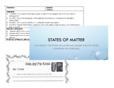 States / Properties of Matter Lesson Plan, PowerPoint and 