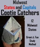 States and Capitals Activity: Midwest Region (US Geography Game)