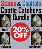 US Geography Unit: States and Capitals Activities Bundle (