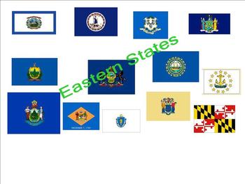 Preview of States and Capitals - Eastern States