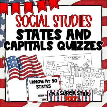 Preview of States and Capitals Quizzes