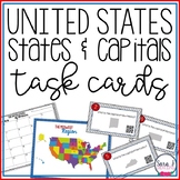 States and Capitals Task Cards