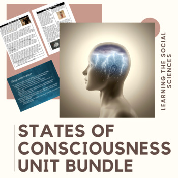 Preview of States of Consciousness Unit Bundle: PPT, Projects, Movie Guides, & Activities