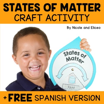 Preview of States of Matter Craft Activity + FREE Spanish