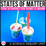 States of Matter 2nd Grade STEM Activity and Experiments 