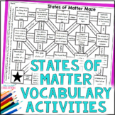 States of Matter Activities - 5th Grade Science Vocabulary
