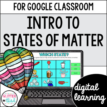 Preview of States of Matter Activities for Google Classroom