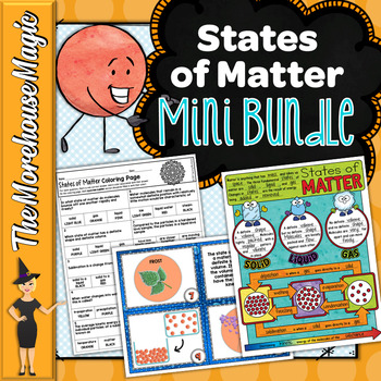 Preview of States of Matter Activity Bundle