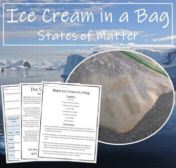 Preview of States of Matter Activity - Make Ice Cream In A Bag