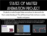 States of Matter Animation Project using Google Slides