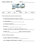 States of Matter Assessment