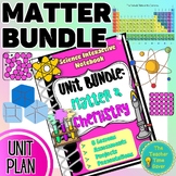 Matter Unit Science Interactive Notebook Bundle- Editable 