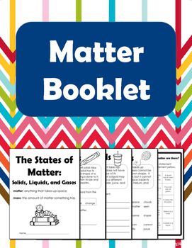 Preview of States of Matter Booklet