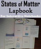 States of Matter Interactive Notebook Foldable Activity (C