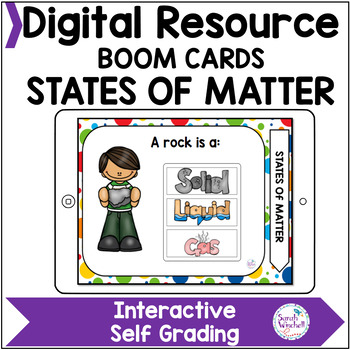 Preview of States of Matter Boom™ Cards Activity Science Solid Liquid Gas Game 2nd Grade