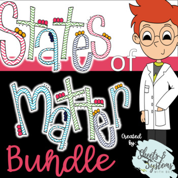 Preview of States of Matter Bundle (Study Guide, Assessment, Task Cards, & Activities)