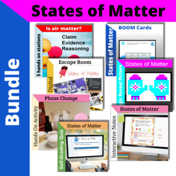 Preview of States of Matter Bundle of 7 resources