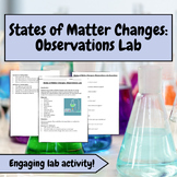 States of Matter Changes: Observations Lab