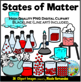 States of Matter Clipart for Commercial Use