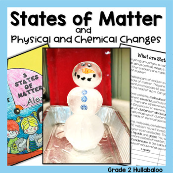 Preview of Changing States of Matter Activities, Worksheets and Reading