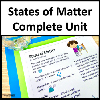 Preview of States of Matter Complete - Phase Changes - Heating and Cooling