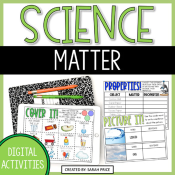 Preview of States of Matter Experiments | States of Matter Digital Science Activities