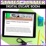 States of Matter Digital Escape Room Activity