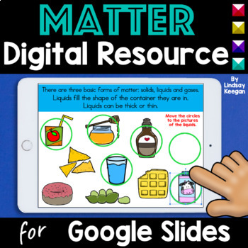 Preview of States of Matter Digital Science Activities for Google Classroom 