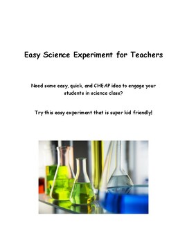 Preview of States of Matter Experiment Lesson Plan