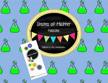 Preview of States of Matter Foldables
