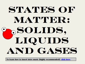 Preview of States of Matter & How they Change PowerPoint