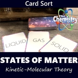 States of Matter (Solid Liquid Gas) Card Sort Activity