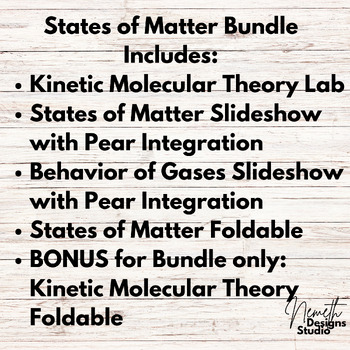 Preview of States of Matter: Lab and Slideshows