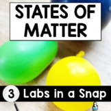 States of Matter Labs in a Snap | Solid liquid gas activit